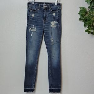 HOLLISTER High Rise Super Skinny Crop 1R